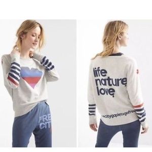 Freecity limited edition collaboration♥️sweatshirt